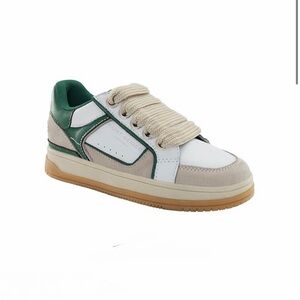 Kurt Geiger Mini Southbank Sneaker - Little Kid / Big Kid White / Green Sz 1